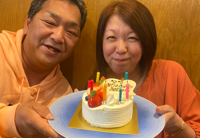 毎年恒例！！浩美 52歳の誕生日パーティー